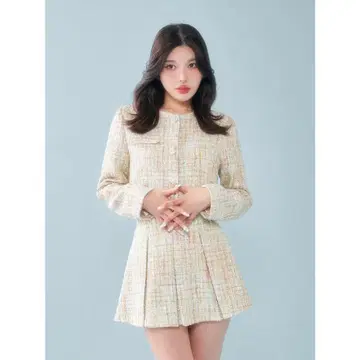Darich 의류 세트 팬시 트위드 자켓 스커트 다리치