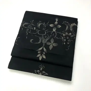 쿄후쿠로 오비 추상 꽃무늬 KO-1736