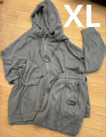 Dazy 그레이 후드 부착 셋업 XL