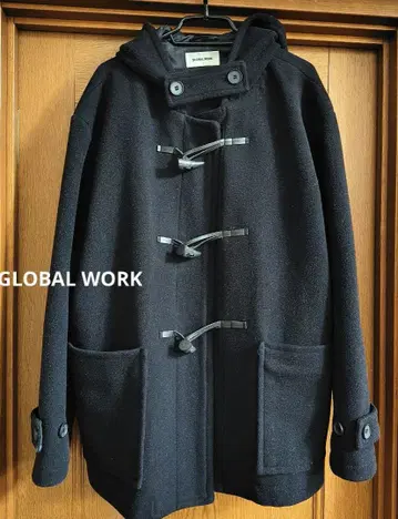 GLOBAL WORK 더플 코트 L 블랙