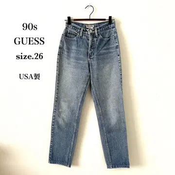 V1-024 90s GUESS USA제 데님 26 블루 아메카지