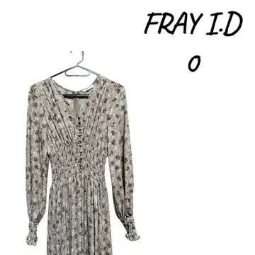 [ 새상품급 ] FRAY I.D 플라워 프린트 롱 드레스