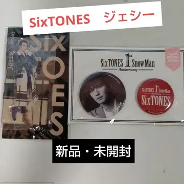 [ 미개봉 ] SixTONES 제시 아크릴 스탠드 & 캔뱃지 세트