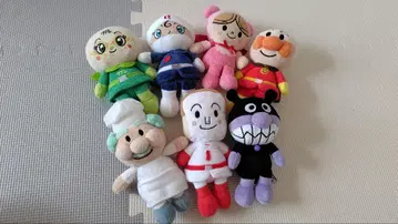 호빵맨 봉제 인형 7개 세트
