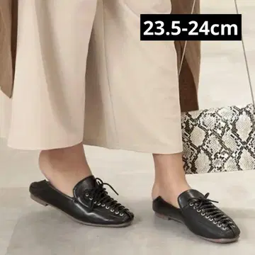 미사용 새상품! 블랙 레이스업 슈즈 L 사이즈