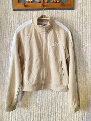 PUMA 베이지 집업 자켓