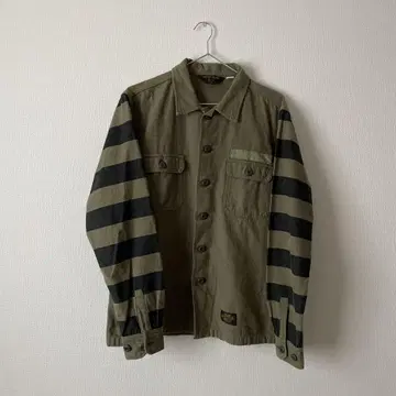 WEST RIDE 긴팔 셔츠 올리브 그린