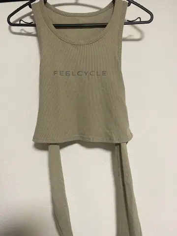 FEELCYCLE 탱크탑 XS 카키