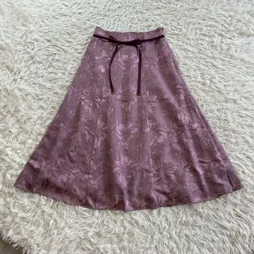 misch masch 리본 포함 플레어 스커트