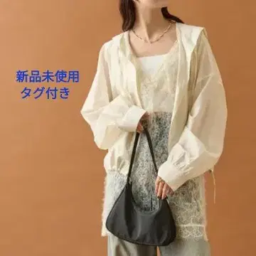 [ 미사용 새상품 ] 시어 스키퍼 후디 셔츠 아이보리 mystic