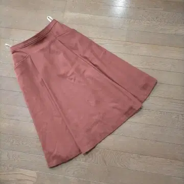 수나우나 플레어 스커트 울 혼방