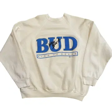 빈티지 80s bud 버드와이저 맨투맨 트레이닝복 아메카지