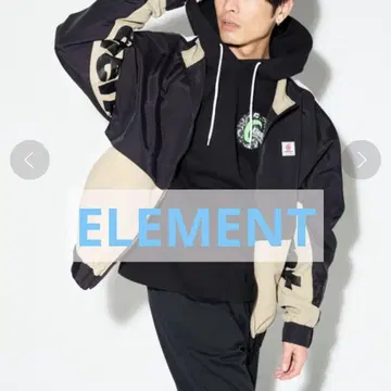 ELEMENT 나일론 자켓 M 블랙/베이지
