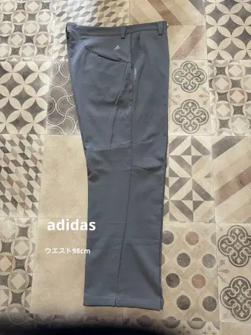 아디다스 adidas 골프 그레이 입체 팬츠 허리 98cm 빅 사이즈
