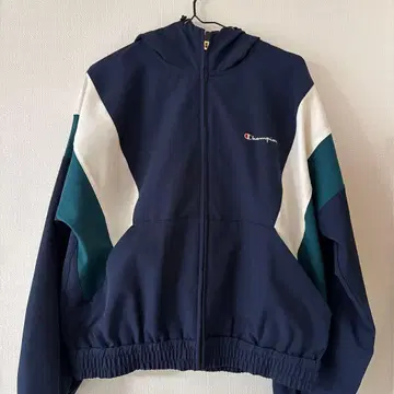 Champion 후드 부착 점퍼 L 사이즈 네이비