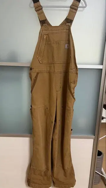 Carhartt 브라운 오버롤