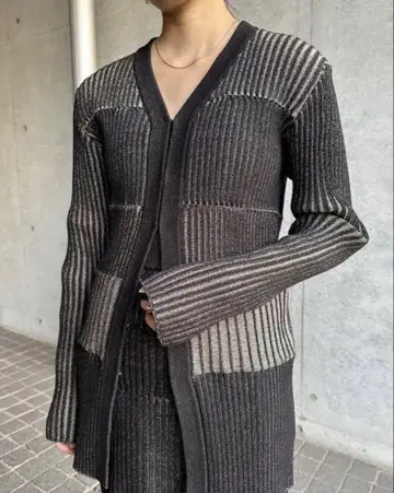 louren plating knit cardigan