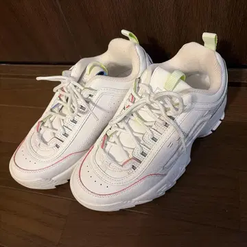 FILA 화이트 스니커즈 23.5