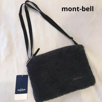 몽벨 숄더백 보아 플리스 파우치 차콜