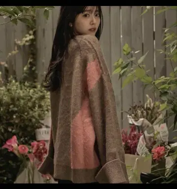 미디얼 믹스 컬러 가디건 / 믹스 컬러 가디건