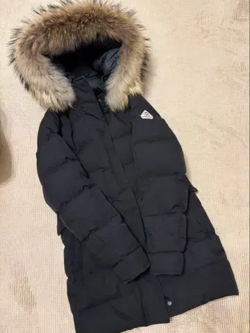 PYRENEX 블랙 다운 자켓 JP 38