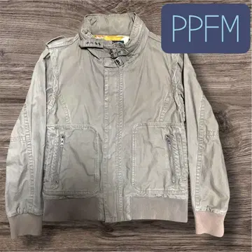 PPFM 밀리터리 자켓 M size 카키 일본풍 패턴 베스트