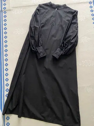 제노아 가을/겨울 외출용 롱 원피스 블랙 L 사이즈