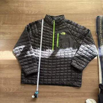 THE NORTH FACE 하프 지퍼 패딩 자켓 XXL 블랙