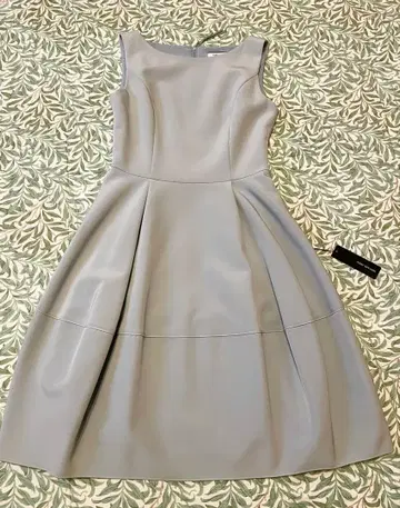 미사용 새상품 FOXEY 40 재판매 롱 바론 원피스 그린 블루