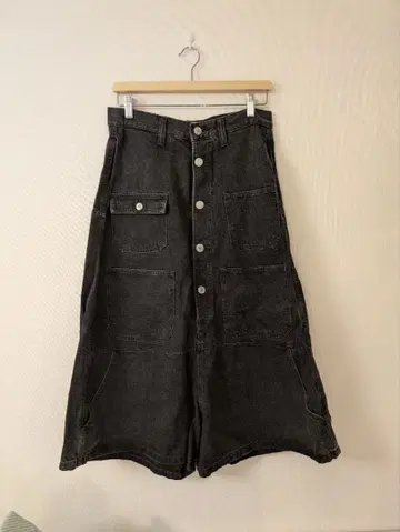 KIDILL 하카마 데님 블랙