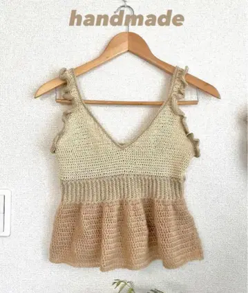 핸드메이드 뷔스티에 크로셰 뜨기 카기 뜨기