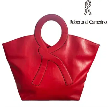 [ 당일 발송 ] Roberta di Camerino 빨간색 가죽 핸드백