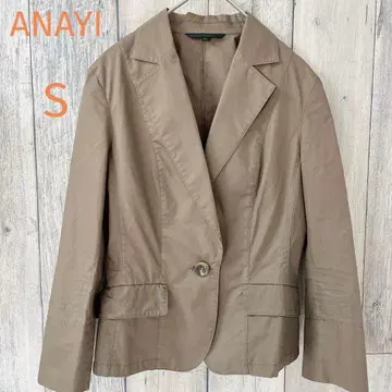 ANAYI 아나이 (36) 페플럼 자켓 7부 소매 얇은 소재 일본제