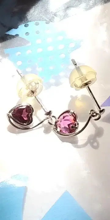 14K WG 귀걸이