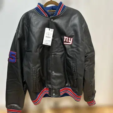 여성용 NFL 인조 가죽 봄버 자켓