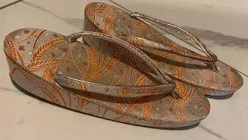 [ 새상품 미사용 ] 기모노용 조리 23cm 벼이삭