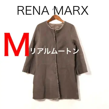 H3161 레나마르쿠스 노카라 리얼 무스탕 코트