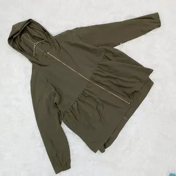 밑단 플레어 집업 후드티 (M) 후디드 겉옷 캐주얼