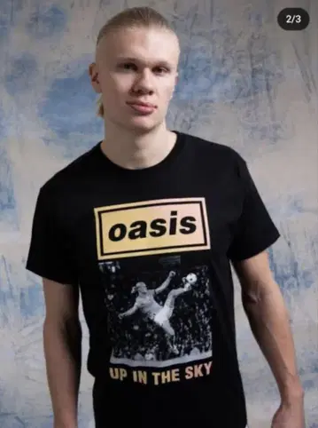 oasis x Manchester city 셔츠