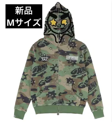 GLOGANG 후드 부착 후드티 정품 M 사이즈