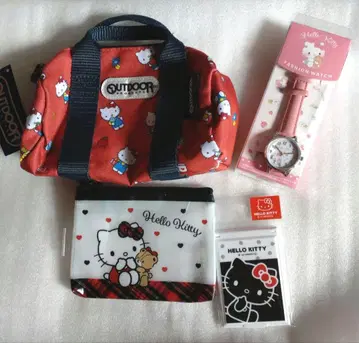 산리오 키티 헬로키티 손목시계 미니백 거울