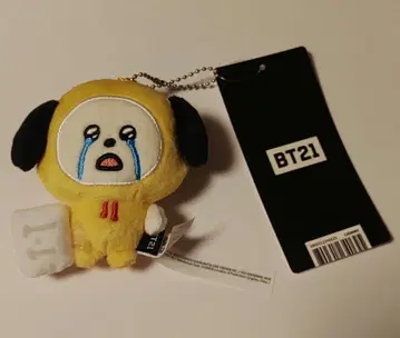 BT21 봉제 인형 키링 에~응 TODAY'S FACE CHIMMY