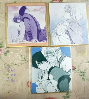 만복 가챠 새벽의 연화 미니 색지 3종 세트