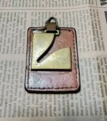 [창업 100년] 럭스맨 키링 luxman 가죽 키링