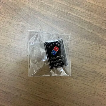 도미노피자 오퍼레이션 평가 리포트 핀 배지
