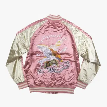 자수 들어간 살몬 핑크 스카잔 M 사이즈