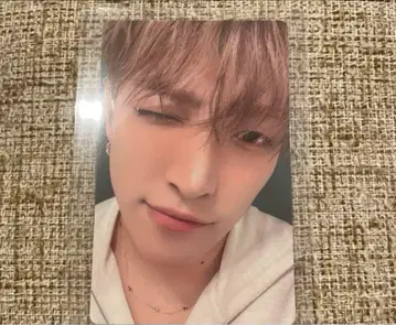 ateez 8room 팝업 pop up 홍준 트레이딩 카드