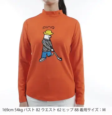 미사용 새상품 택 포함 PING 긴팔 셔츠 롱티 사이즈 L