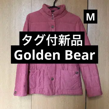 [택 포함] GoldenBear M 정가 11,550엔 핑크 퀼팅 코트