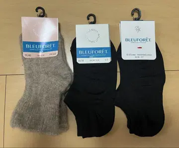 미사용 새상품 BLEUFORET 삭스 3세트
